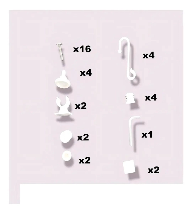 ESTANTE METALICO ORGANIZADOR DE BAÑO Y LAVADORA 3 NIVELES - 6