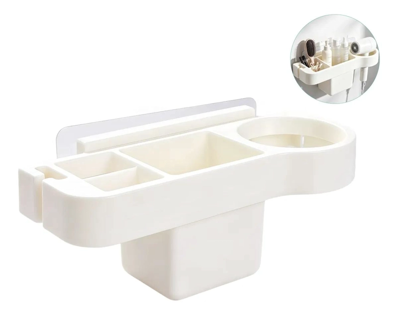 SOPORTE DE PARED PARA SECADOR Y PLANCHA DE CABELLO - 1