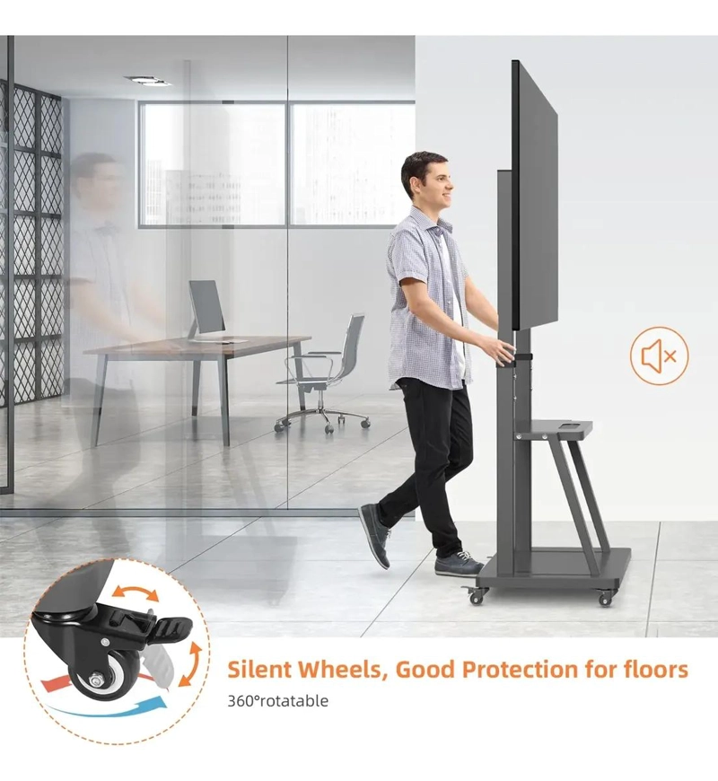 SOPORTE MOVIL PARA TV DE 32 A 70 PULGADAS CON RUEDAS - 7