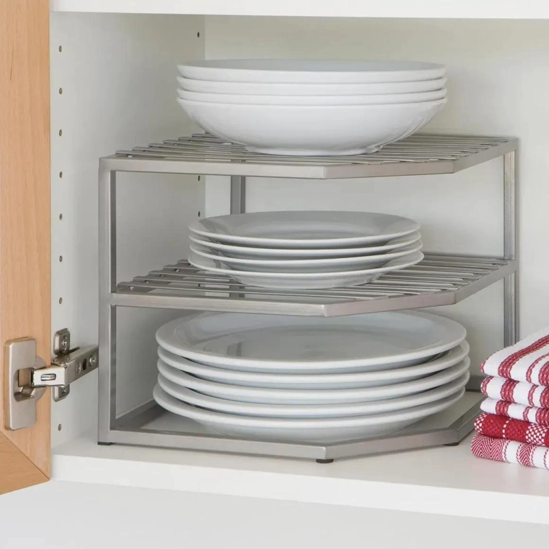 REPISA ESQUINERA COMPACTA PARA COCINA Y ALMACENAMIENTO - 5