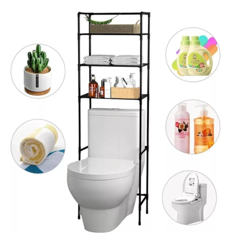 ORGANIZADOR DE BAÑO ESTANTE SANITARIO DE 3 NIVELES - 1
