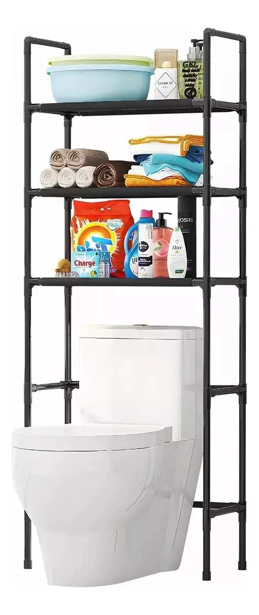 ORGANIZADOR DE BAÑO ESTANTE SANITARIO DE 3 NIVELES - 2