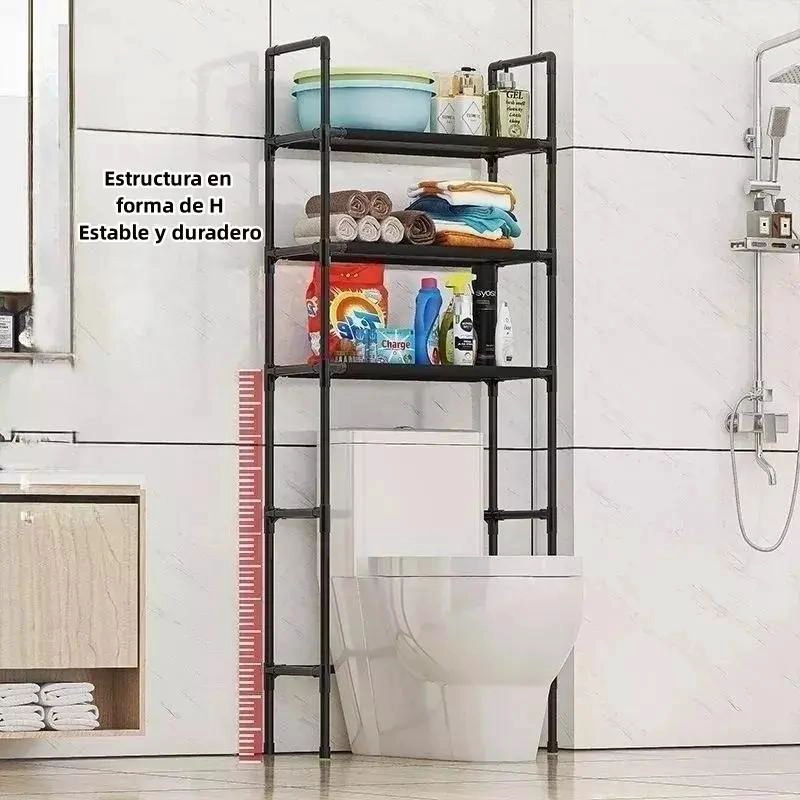 ORGANIZADOR DE BAÑO ESTANTE SANITARIO DE 3 NIVELES - 4