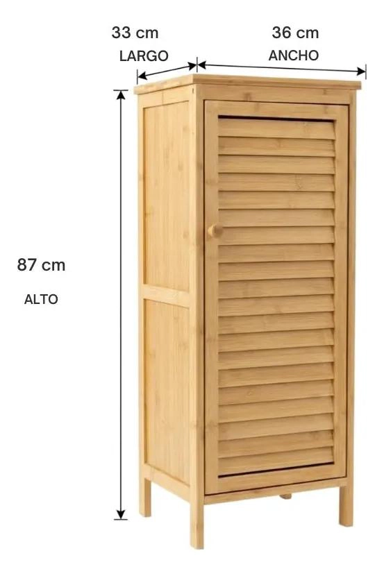 ARMARIO ORGANIZADOR DE SUELO EN BAMBU PARA BAÑO Y COCINA - 2