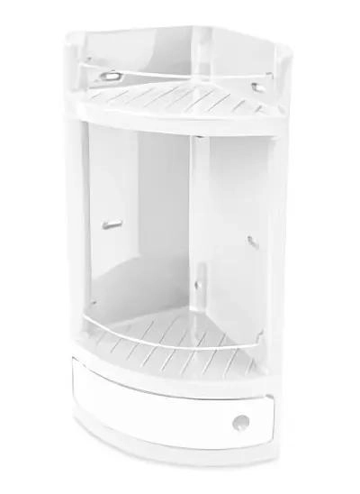 ESQUINERO ORGANIZADOR DE DUCHA CON 3 NIVELES Y ACCESORIOS - 2