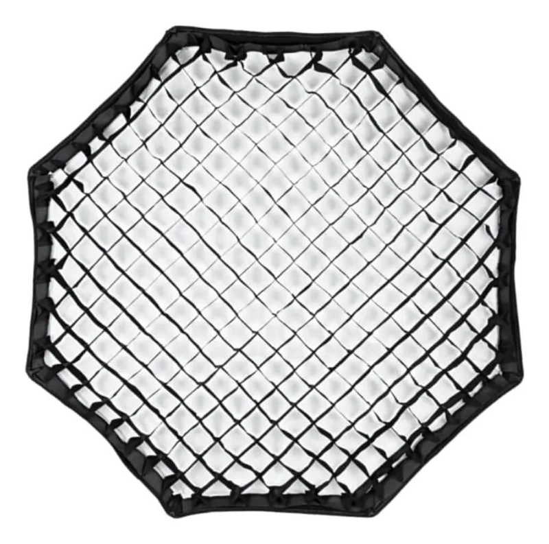 OCTABOX DE 140CM CON MONTURA BOWENS Y GRILLA PARA FOTOGRAFIA - 4