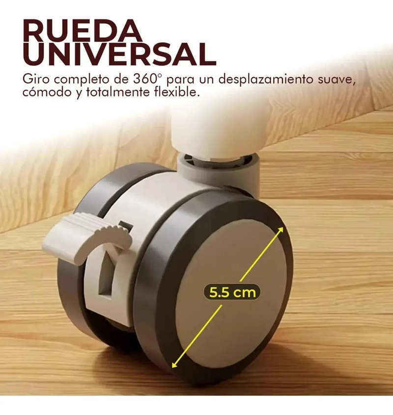 SOPORTE MOVIL PARA TV DE 32 A 75 PULGADAS CON RUEDAS - 8