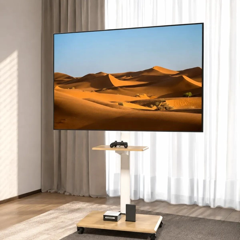 SOPORTE MOVIL PARA TV DE 37 A 75 PULGADAS CON RUEDAS - 2