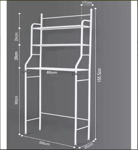 ESTANTE ORGANIZADOR DE 3 NIVELES PARA BAÑO Y LAVANDERIA - 2