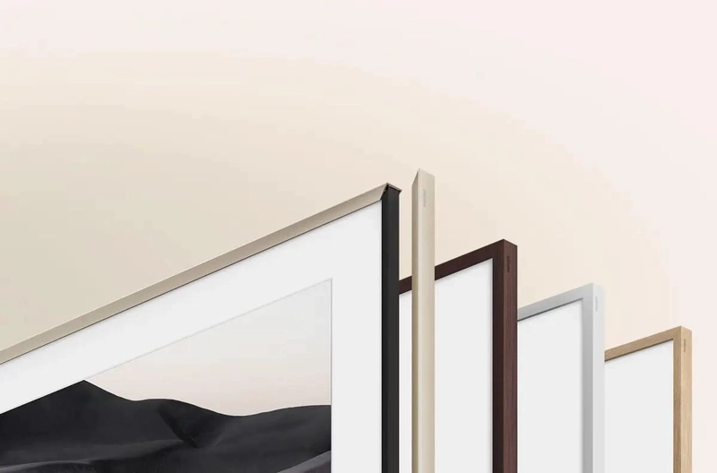 BISEL PERSONALIZABLE DE 55 PULGADAS EN COLOR CAFE  MODERNO - 1