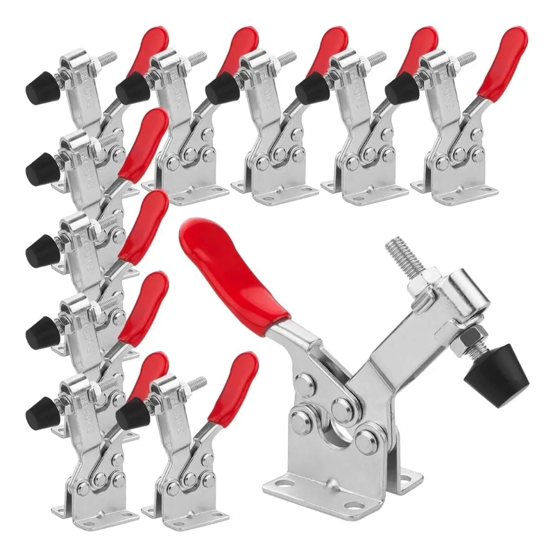PACK 12 PRENSAS ABRAZADERAS SUJECION HORIZONTAL - 1