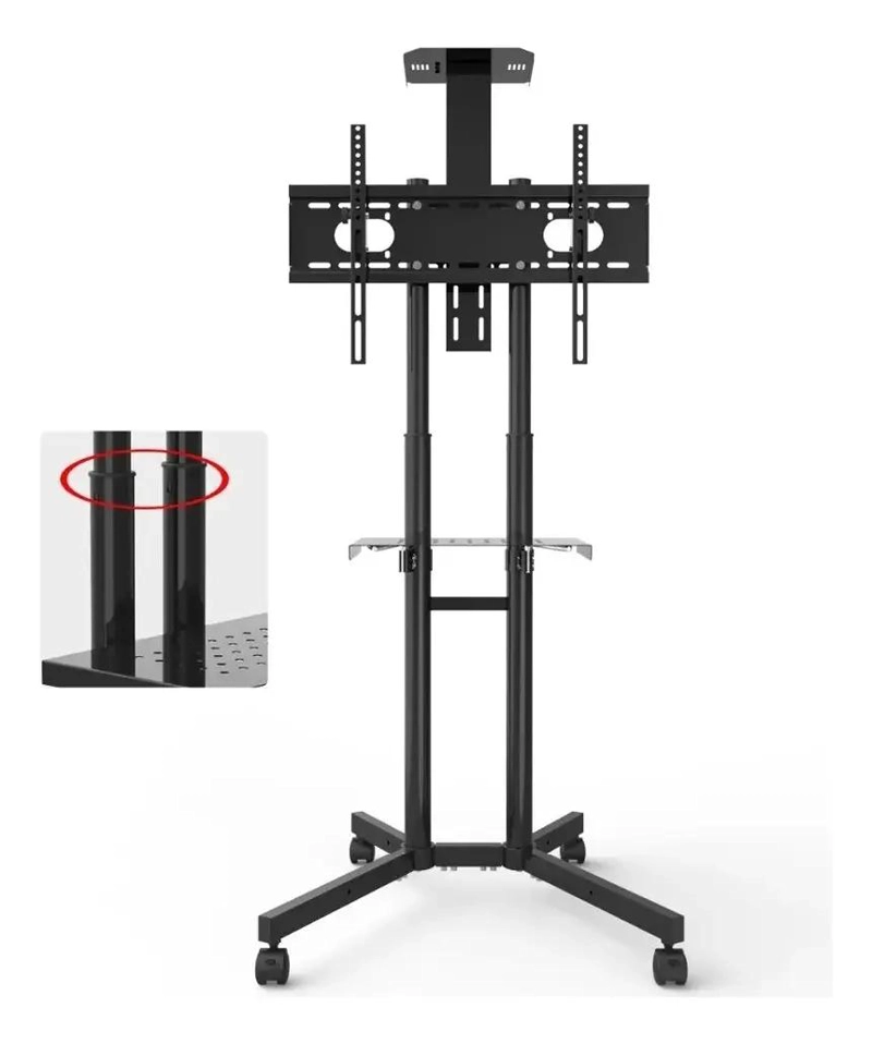 SOPORTE MOVIL PARA TV AJUSTABLE DE 32 A 75 PULGADAS - 8