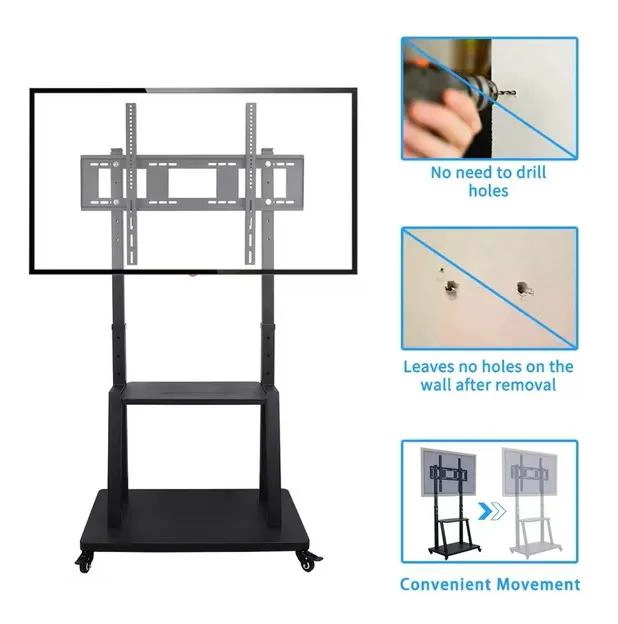SOPORTE DE TV MOVIL PARA PANTALLAS DE 32 A 75 PULGADAS - 2