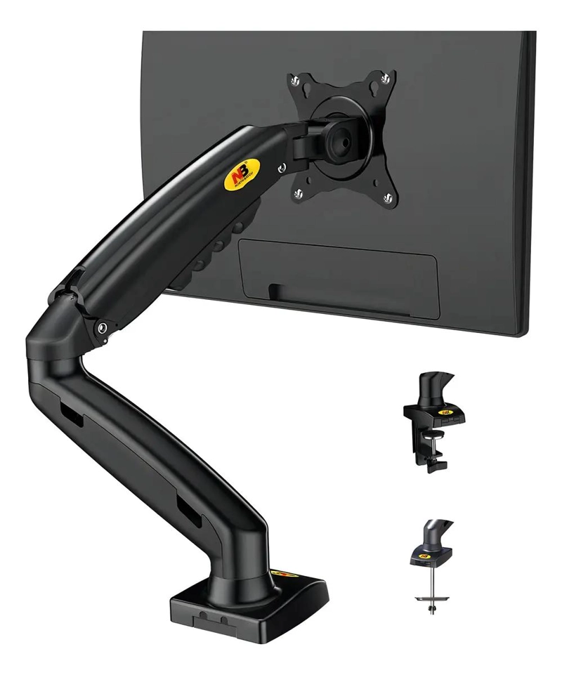 SOPORTE DE MESA ARTICULADO PARA TV Y MONITOR DE 17 A 27 PULGADAS - 4