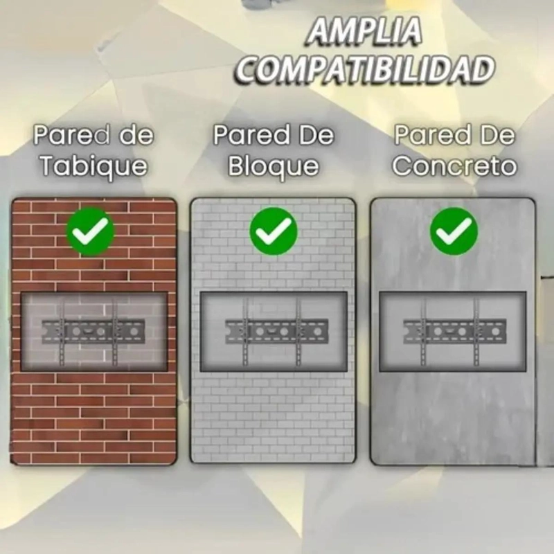 SOPORTE DE PARED PARA TELEVISORES DE 32 A 65 PULGADAS - 6