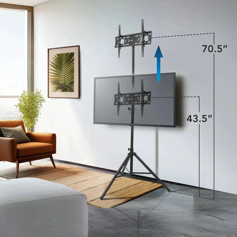 TRIPODE PORTATIL AJUSTABLE PARA TELEVISORES DE HASTA 65 PULGADAS - 5