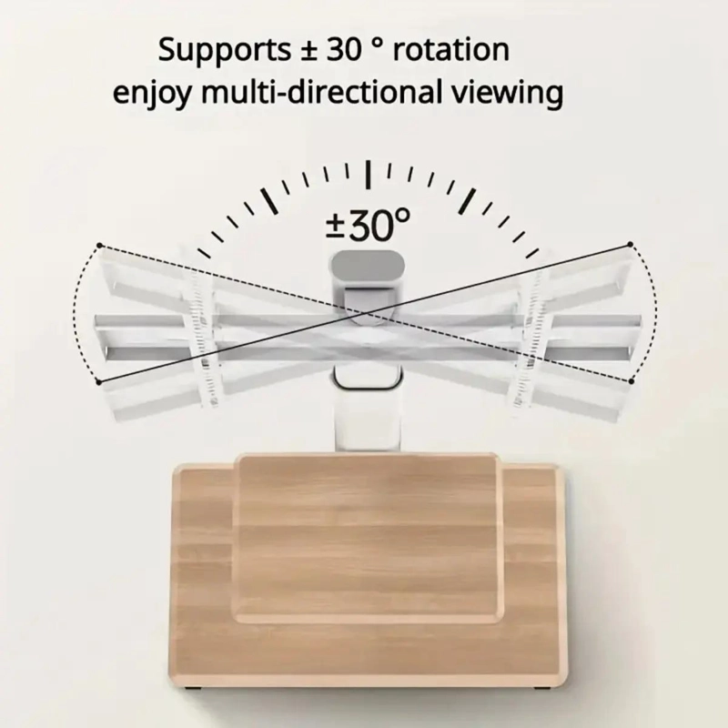 SOPORTE MOVIL PARA TV CON RUEDAS Y REPISAS DE 32 A 70 PULGADAS - 10
