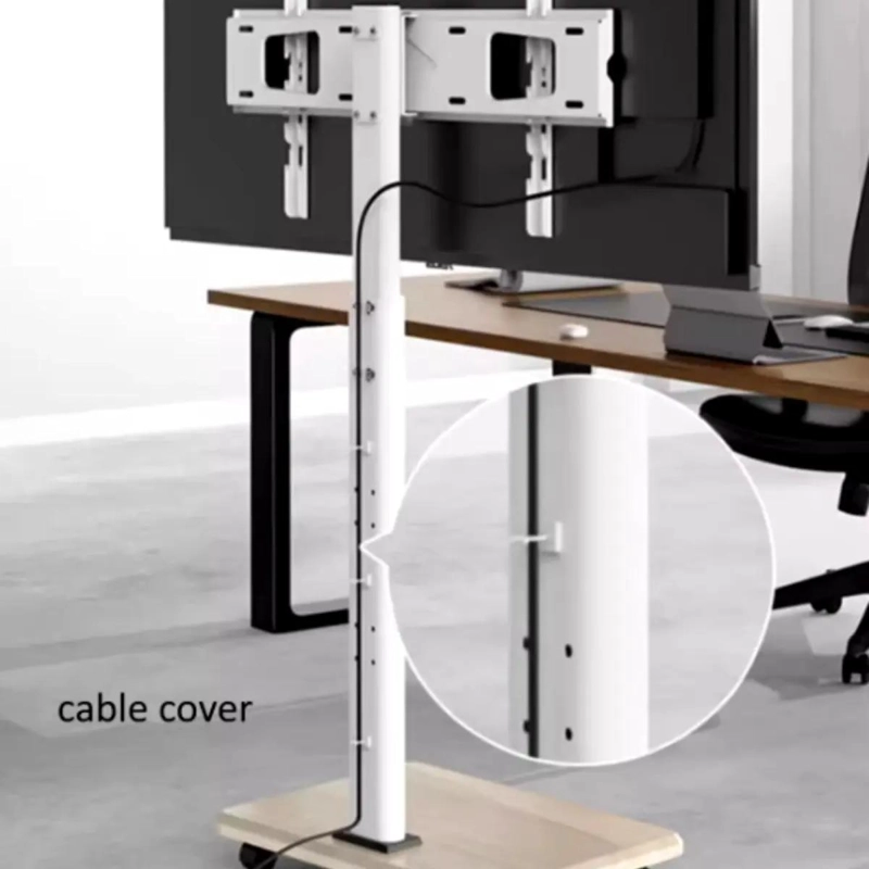 SOPORTE MOVIL PARA TV CON RUEDAS Y REPISAS DE 32 A 70 PULGADAS - 6