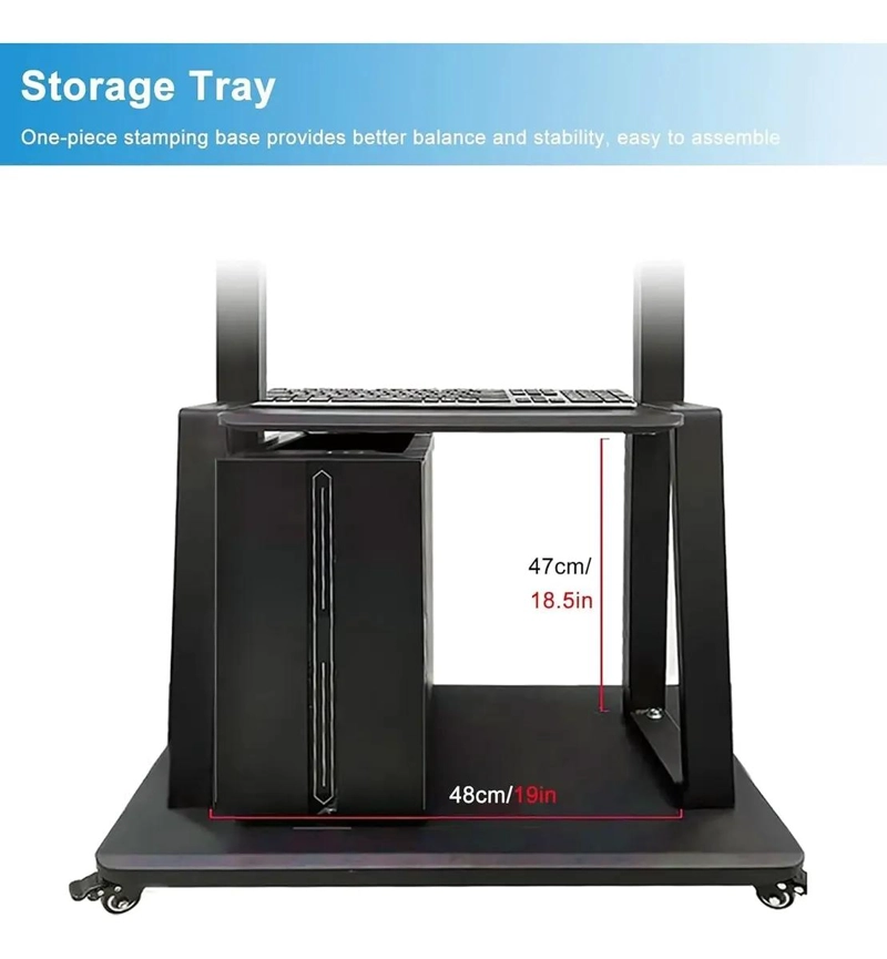 SOPORTE DE TELEVISOR CON RUEDAS PARA PANTALLAS DE 32 A 70 PULGADAS - 5