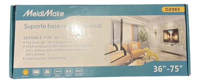 SOPORTE DE MESA UNIVERSAL PARA TELEVISORES DE 36 A 75 PULGADAS - 1