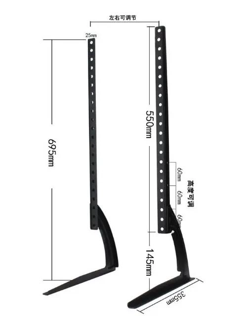 SOPORTE DE MESA UNIVERSAL PARA TELEVISORES DE 36 A 75 PULGADAS - 2