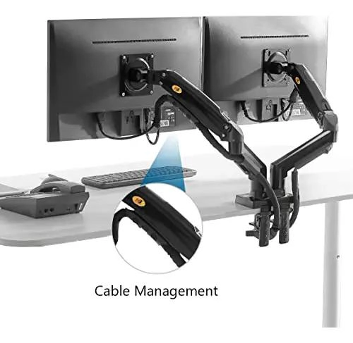 SOPORTE DE ESCRITORIO AJUSTABLE PARA DOBLE MONITOR - 2