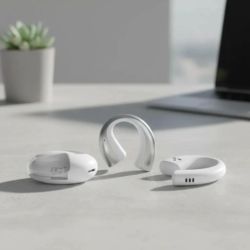 AUDIFONOS INALAMBRICOS OPEN-EAR BLUETOOTH 5.3 CON MICROFONO - 6
