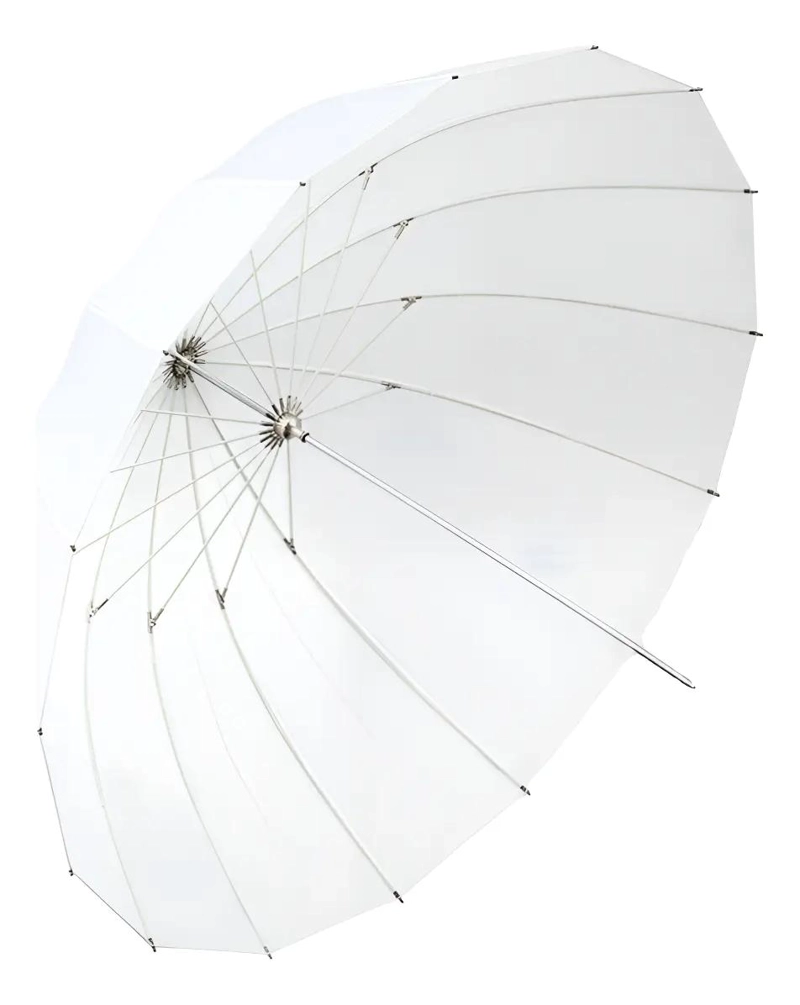 PARAGUAS PARABOLICO TRANSLUCIDO DE 130 CM PARA FOTOGRAFIA - 1