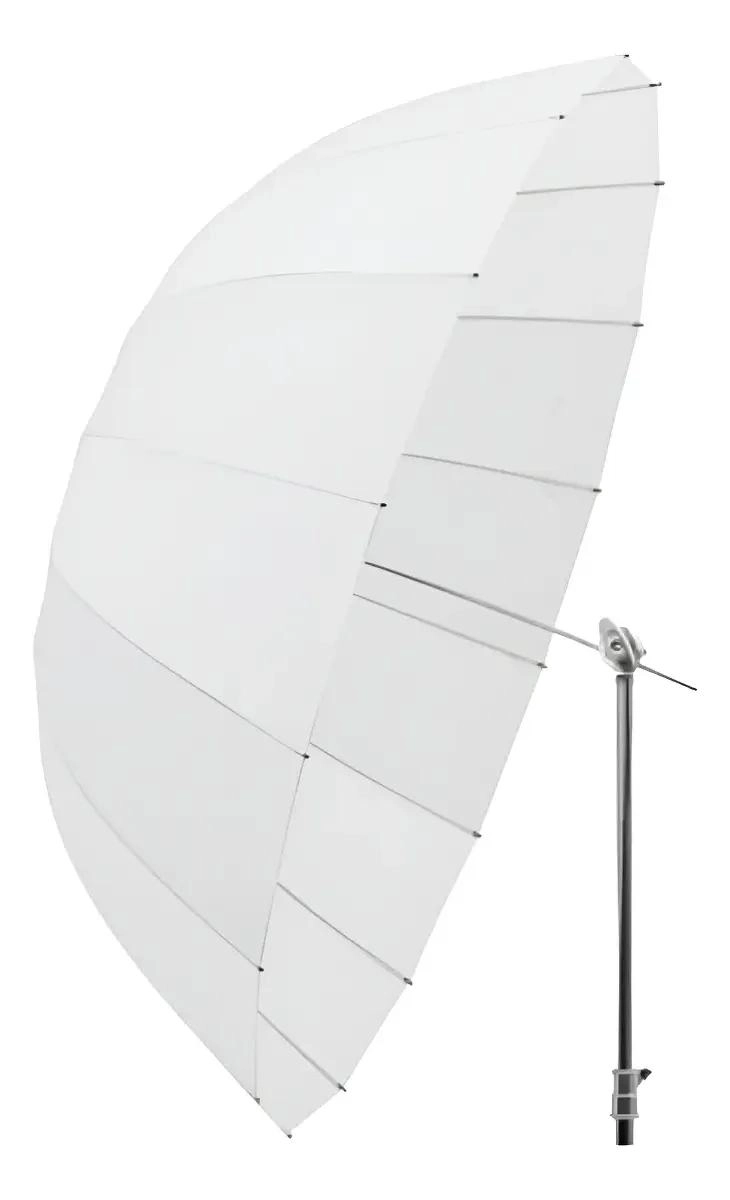 PARAGUAS PARABOLICO TRANSLUCIDO DE 130 CM PARA FOTOGRAFIA - 2