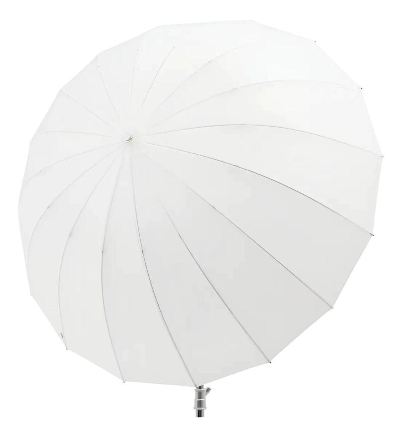PARAGUAS PARABOLICO TRANSLUCIDO DE 130 CM PARA FOTOGRAFIA - 4