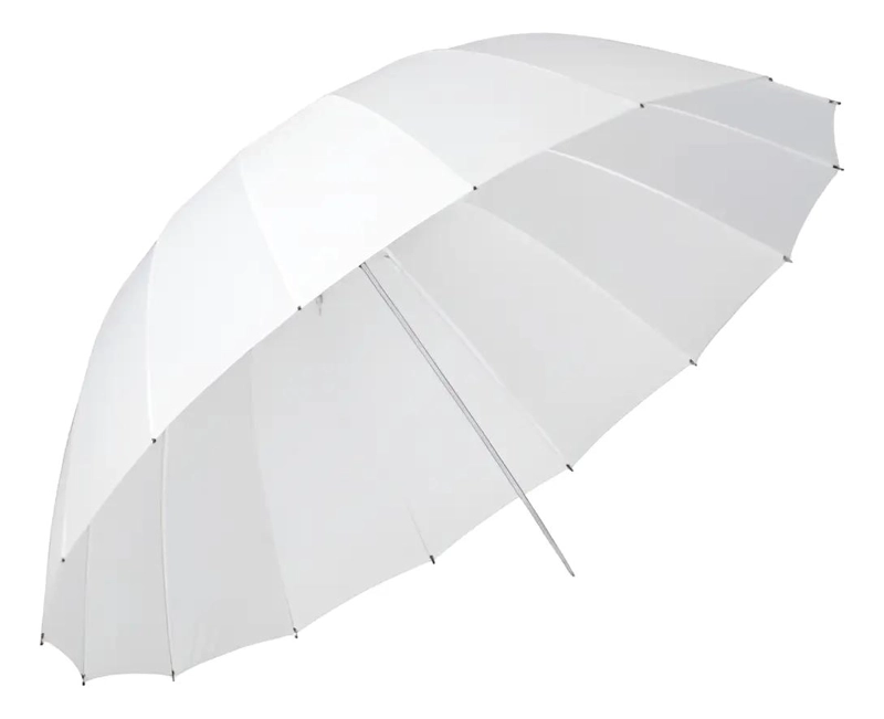 PARAGUAS PARABOLICO TRANSLUCIDO DE 130 CM PARA FOTOGRAFIA - 6