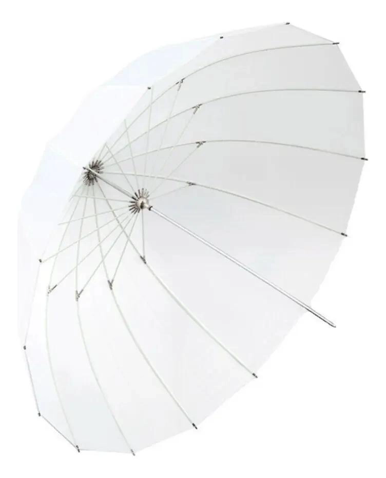 PARAGUAS PARABOLICO TRANSLUCIDO DE 130 CM PARA FOTOGRAFIA - 1
