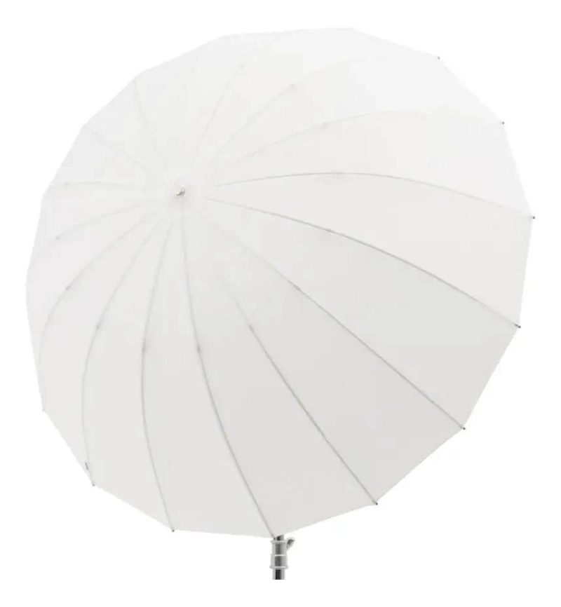 PARAGUAS PARABOLICO TRANSLUCIDO DE 130 CM PARA FOTOGRAFIA - 5