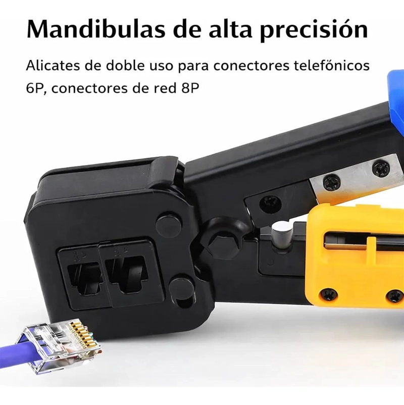 ALICATE MULTIFUNCIONAL PARA CRIMPADO DE CONECTORES RJ45 Y RJ11 - 2