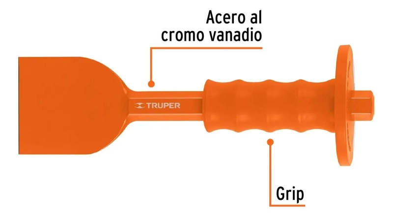 CINCEL LADRILLERO 2.3/4 X 10 PULGADAS - 3