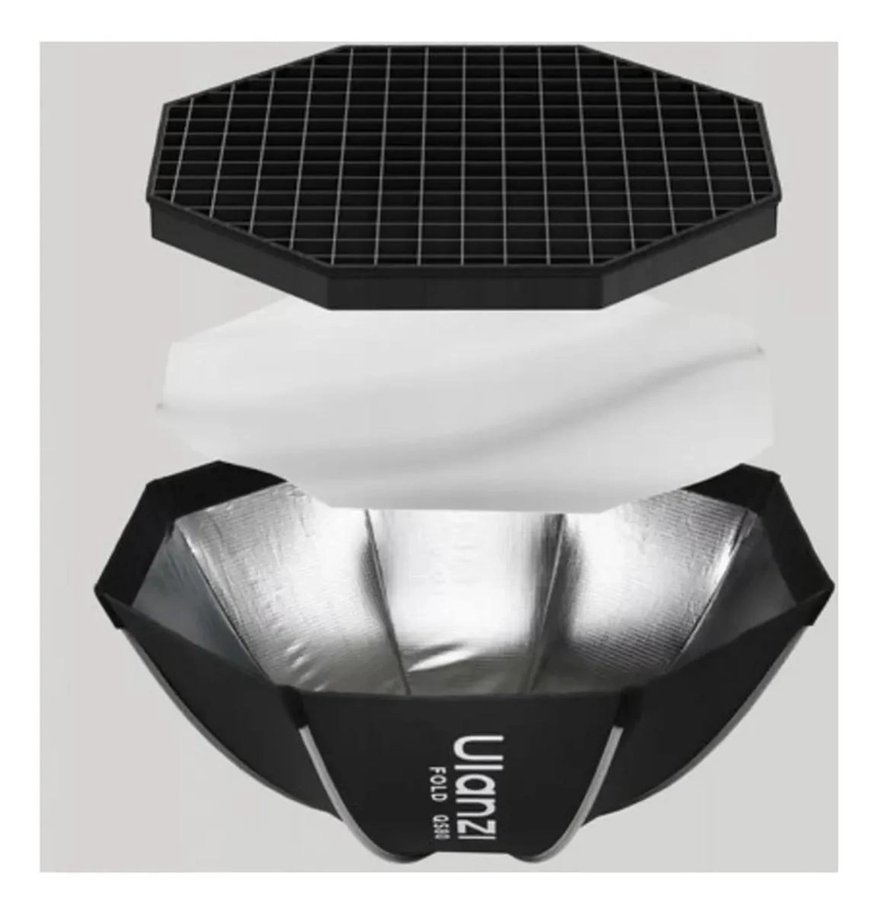 SOFTBOX OCTOGONAL DE 80 CM CON GRILLA Y DIFUSOR - 5