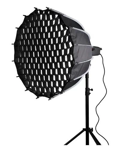 SOFTBOX PARABOLICO DE 90CM CON GRILLA PARA FOTOGRAFIA Y VIDEO - 1