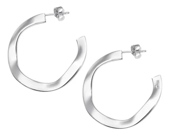 AROS DE PLATA 925 PARA MUJER CON DISEÑO ELEGANTE - 1