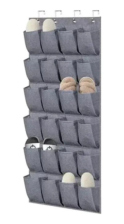 ORGANIZADOR COLGANTE PARA 24 PARES DE ZAPATOS Y ACCESORIOS - 1