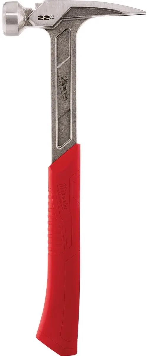 MARTILLO DE CARPINTERO CARA LISA 22 OZ CON MANGO ERGONOMICO - 1
