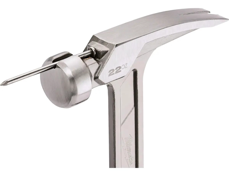 MARTILLO DE CARPINTERO CARA LISA 22 OZ CON MANGO ERGONOMICO - 2
