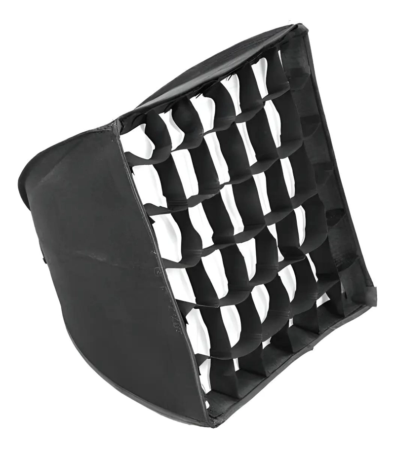SOFTBOX DE LUZ DIFUSA 30X30 CM CON GRILLA PARA FOTOGRAFIA - 1