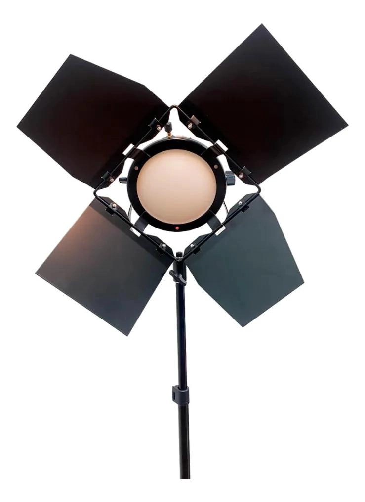 ILUMINACION LED BICOLOR 50W CON DIMMER Y BARNDOOR - 9