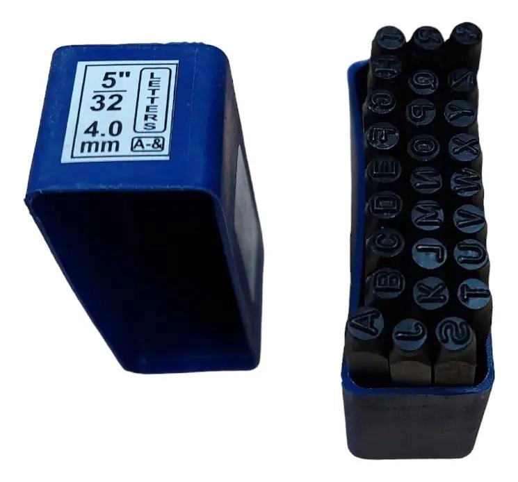 JUEGO DE LETRAS DE GOLPE 27 PIEZAS 2 MM - 1