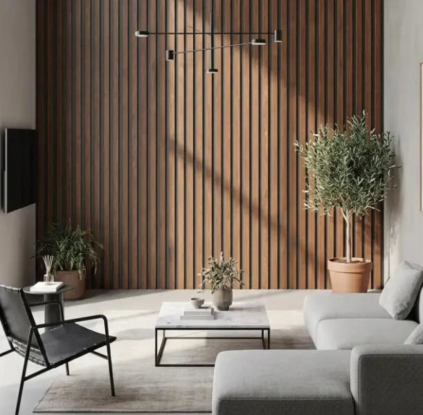PANEL DECORATIVO DE PVC PARA PAREDES, 240X16CM, 10 UNIDADES - 2