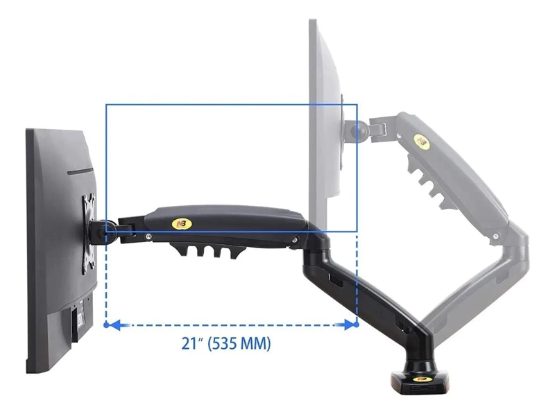 SOPORTE DE BRAZO PARA MONITOR Y TV DE 17 A 30 PULGADAS - 6