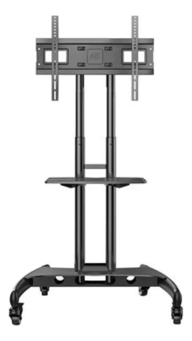 SOPORTE MOVIL PARA TV CON RUEDAS Y ALTURA AJUSTABLE - 4