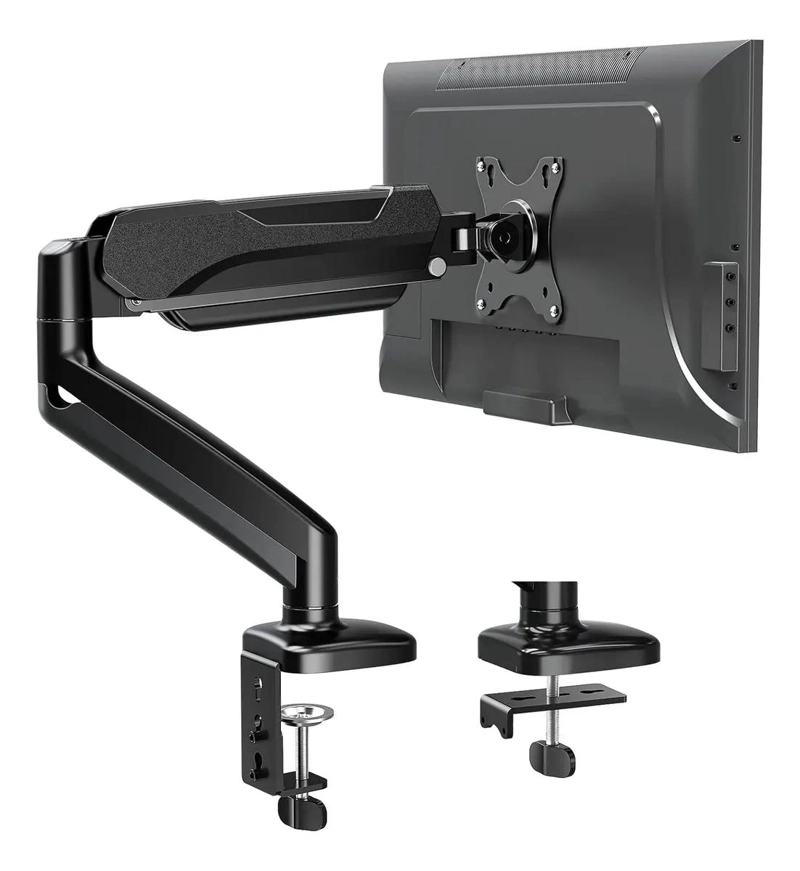 SOPORTE DE BRAZO MOVIL PARA MONITOR DE 17 A 32 PULGADAS COLOR NEGRO - 1