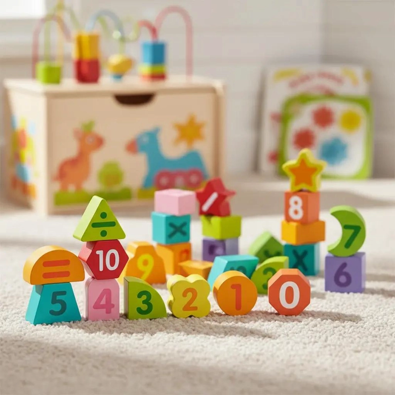 JUGUETE DIDACTICO CUBO DE ARRASTRE Y ENCAJE PARA NIÑOS - 3