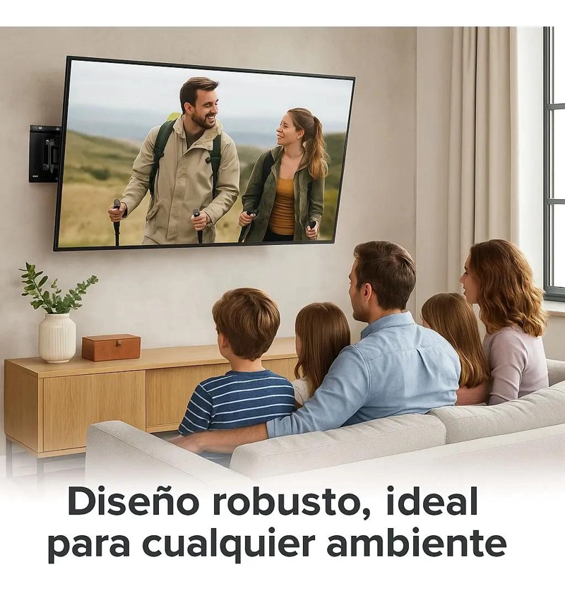 SOPORTE DE PARED ARTICULADO PARA TELEVISORES DE 32 A 70 PULGADAS - 8
